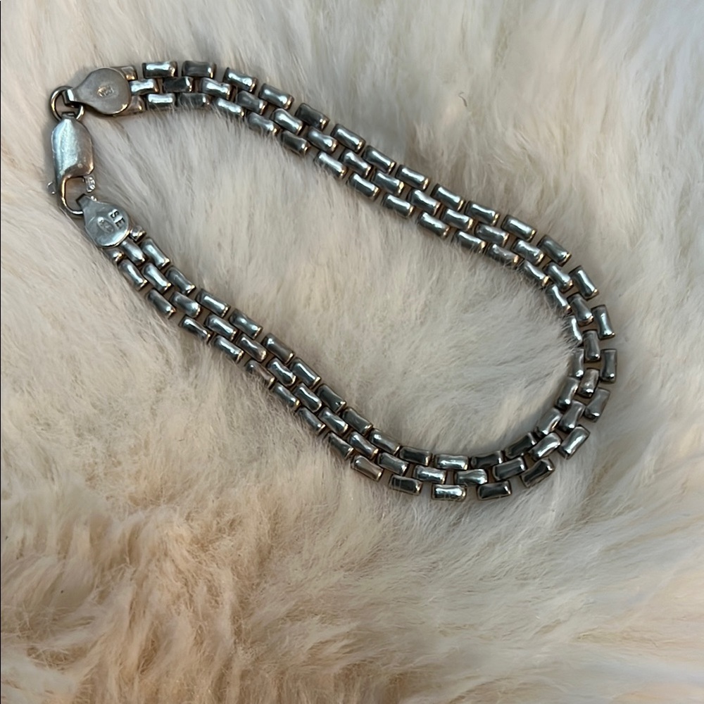 Men's Silver Chain Bracelet